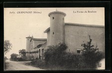 Cpa chaponost ferme d'occasion  Expédié en France