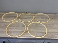 Embroidery hoops wooden for sale  GODALMING