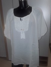 Weisse tunika spitze gebraucht kaufen  Poing