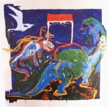 Mario schifano serigrafia usato  Porto Mantovano