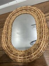 Vintage oval wicker for sale  Topeka