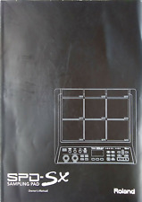 Roland SPD-SX Almofada de Amostragem Eletrônica Almofada de Bateria Original Manual do Proprietário Livro comprar usado  Enviando para Brazil