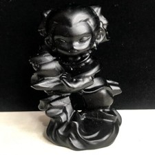 Cristal de cuarzo obsidiana natural 130G tallado a mano Nezha Healing segunda mano  Embacar hacia Mexico