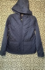 Jaqueta acolchoada leve com capuz infantil 16 2XL azul marinho comprar usado  Enviando para Brazil