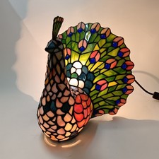 Tiffany style peacock for sale  WINSFORD