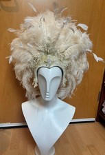 Federhaube kopfputz burlesque gebraucht kaufen  Hannover