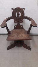 Drehstuhl eiche historismus gebraucht kaufen  Wilthen
