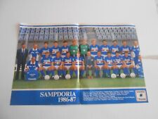 Poster sampdoria 1986 usato  Torino