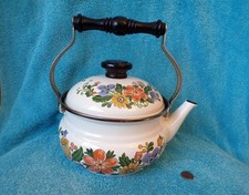 Chaleira de chá de porcelana esmaltada Gailstyn-Sutton Jardine Collection Japão vintage 1981 comprar usado  Enviando para Brazil