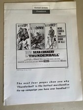Thunderball pressbook 1965 for sale  New Harbor