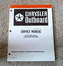 1981 chrysler 20hp for sale  Bend