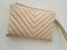 Gold clutch bag for sale  HATFIELD