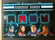 2015 Age of Ultron AVENGERS LOCKER Quad Actor Fantasia Swatch THOR Capt America + comprar usado  Enviando para Brazil