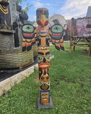 Totem pole wood gebraucht kaufen  Glees, Wassenach, Wehr