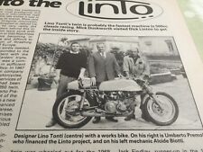 Linto racing motorcycle for sale  BRIGHTON