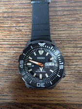 Seiko prospex black for sale  LEICESTER