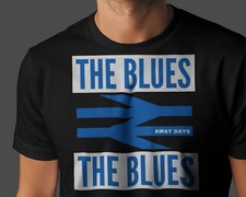 Używany, T-shirt THE BLUES Away Days | Wingate Maurice Rebak Barnet Finchley London na sprzedaż  Wysyłka do Poland