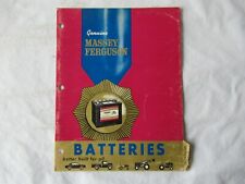 Folheto de bateria Massey Ferguson tractor premier MF 135 1130 TO35 TE-20 44 1100 comprar usado  Enviando para Brazil