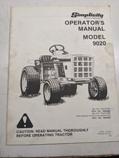 Simplicity oem operators for sale  Saint Cloud