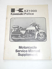 Suplemento manual de reparo Kawasaki KZ1000 C2 loja de serviços policiais, usado comprar usado  Enviando para Brazil