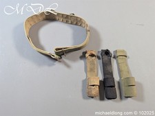 Cinto de lona militar britânico da Segunda Guerra Mundial e 3 sapos bayo comprar usado Cinto de lona militar britânico da Segunda Guerra Mundial e 3 sapos bayo comprar usado  Enviando para Brazil