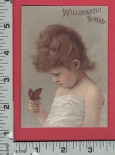 Fio de costura de algodão Willimantic D855 trd cd menina criança com borboleta monarca comprar usado  Enviando para Brazil