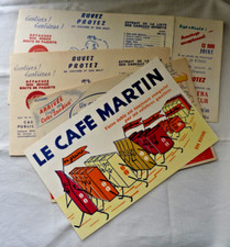 Buvards café martin d'occasion  Dammarie