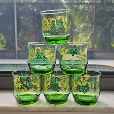 Vintage libbey butterfly for sale  Sebastian