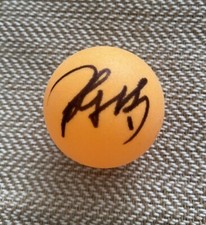 Tênis de mesa CHEN MENG autografado bola de pingue-pongue jogador chinês raro 陈梦 comprar usado  Enviando para Brazil