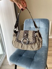 Bolsa de mão de ombro vintage Y2K Guess monograma cravejada comprar usado  Enviando para Brazil