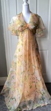 Vintage peach chiffon for sale  Harrisville