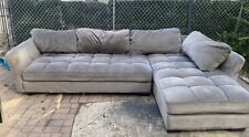 Grey 2pc velvet for sale  West Palm Beach