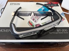 Visualizador móvel transparente vidro inteligente Epson Moverio BT-200, usado comprar usado  Enviando para Brazil