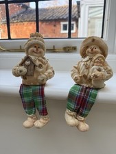 Christmas snowmen ornaments for sale  NORWICH
