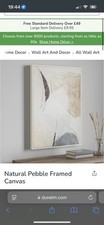 Natural pebble framed for sale  EDGWARE