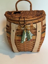 Vtg woven wicker for sale  Stone Mountain