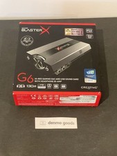 Creative SBX-G6 Sound BlasterX G6 placa de som USB de alta resolução DAC PC PS4 Switch, c-x comprar usado  Enviando para Brazil