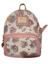 Mini mochila Loungefly Disney tatuagem princesa rosa com rosas comprar usado  Enviando para Brazil