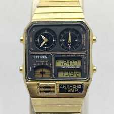 Relógio masculino Citizen Ana-Digi Temp 8982-088557 vintage comprar usado  Enviando para Brazil