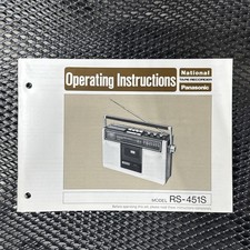 Panasonic RS-451s manual de instruções original impresso de fábrica comprar usado  Enviando para Brazil