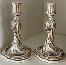 Meissen paire bougeoirs d'occasion  Écouis