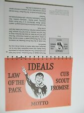 Usado, Flip Chart Vintage Cub Scout Parent Orientation #4185 1963 Cubmaster Visual Aid comprar usado  Enviando para Brazil