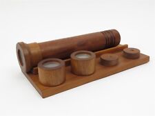Vtg teak glass for sale  Santa Barbara