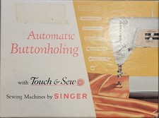 Singer professional buttonhole for sale  Hamburg