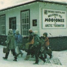 Usado, Tarjeta postal de Ontario Northland Railway Station ONR Moosonee Ontario Canadá década de 1970 segunda mano  Embacar hacia Argentina