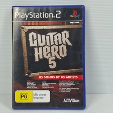 Guitar Hero 5 PS2 Playstation 2 - Jogo PAL AUS completo na caixa - PAL comprar usado  Enviando para Brazil