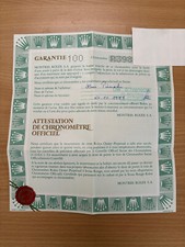 Rolex zertifikat garantiekarte gebraucht kaufen  Braunschweig