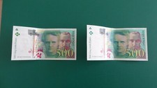 Billet 500 francs d'occasion  Rouxmesnil-Bouteilles