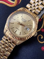 Relógio de quartzo BULOVA Super Sevilha calendário dourado 0725BW33 comprar usado  Enviando para Brazil