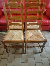 Chaises couleur paille d'occasion  Cavaillon